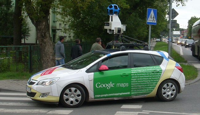 Samochód Google Street View w Mińsku • Wirtualny Mińsk