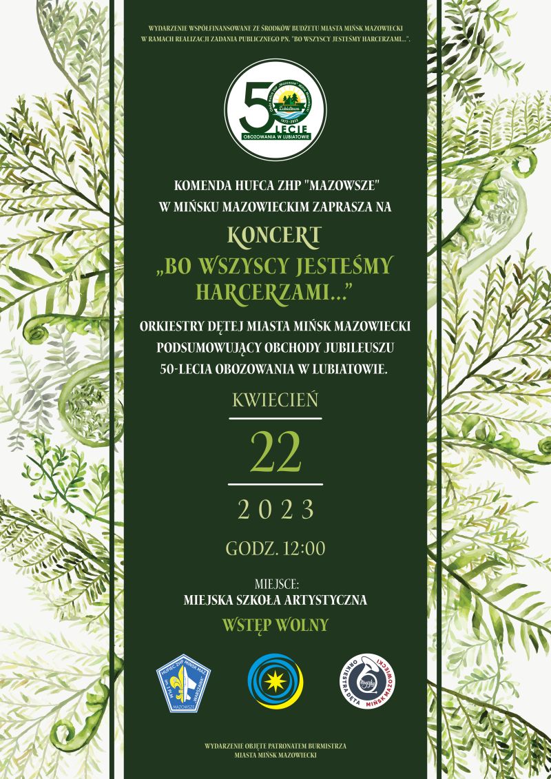 Koncert "Bo wszyscy jesteśmy harcerzami..."
