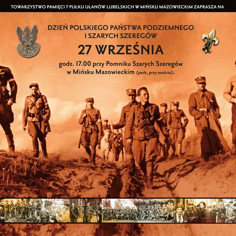 Uroczystość upamiętniająca powstanie Polskiego Państwa Podziemnego i Szarych Szeregów