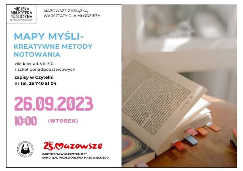 Mapy myśli - kreatywne metody notowania warsztaty w MBP