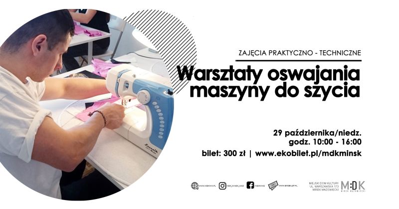 Warsztaty oswajania maszyny do szycia w MDK