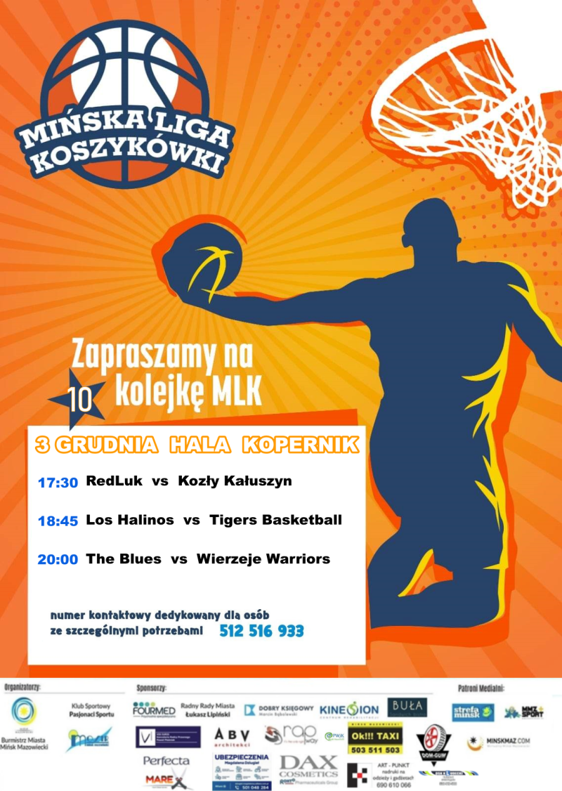 10. kolejka Mińskiej Ligi Koszykówki