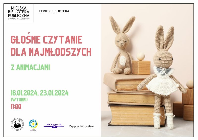 Głośne czytanie dla najmłodszych w MBP