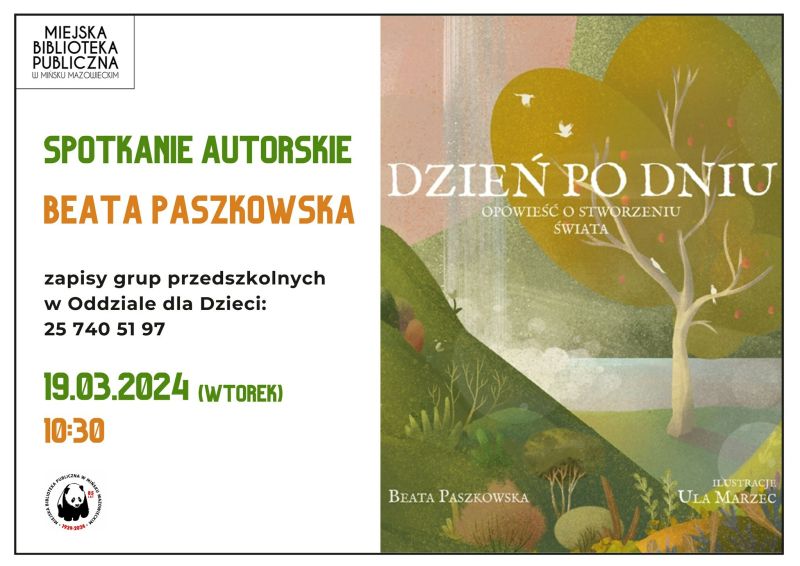 Beata Paszkowska – spotkanie autorskie dla przedszkolaków w MBP