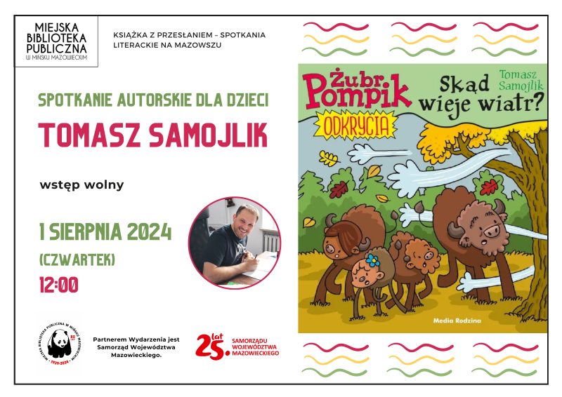 Tomasz Samojlik – spotkanie autorskie dla dzieci