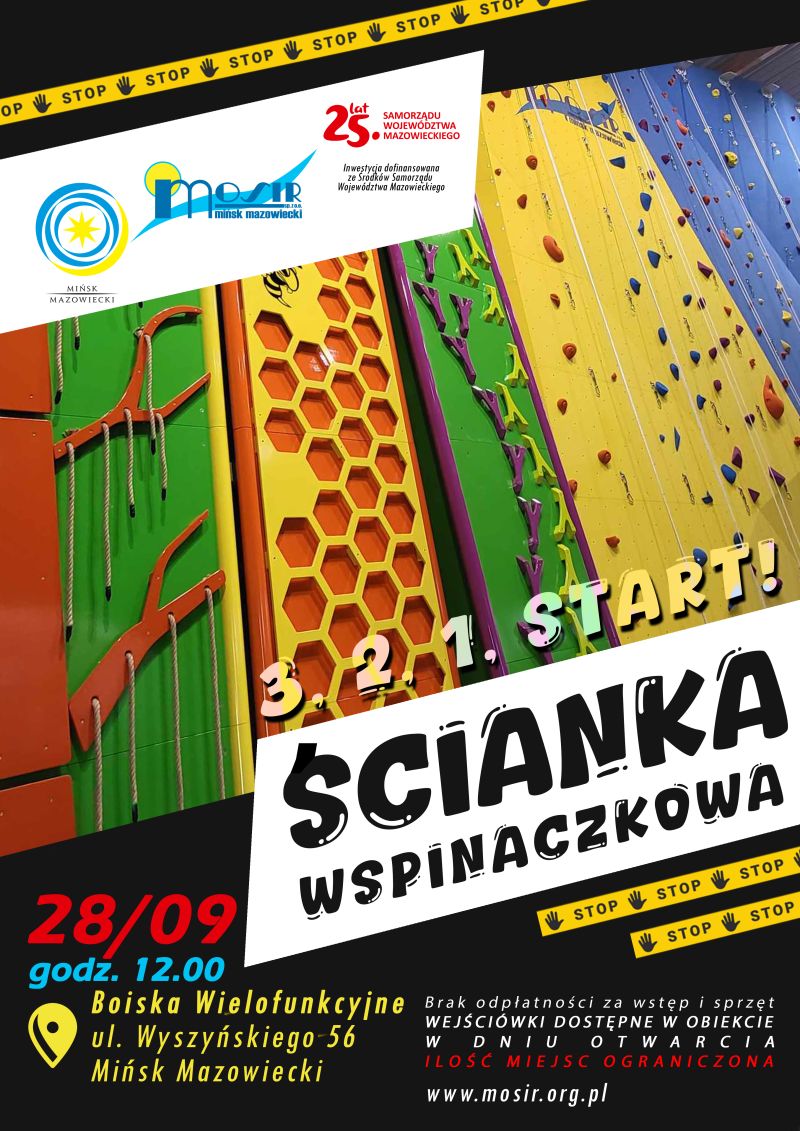 Inauguracja ścianki wspinaczkowej