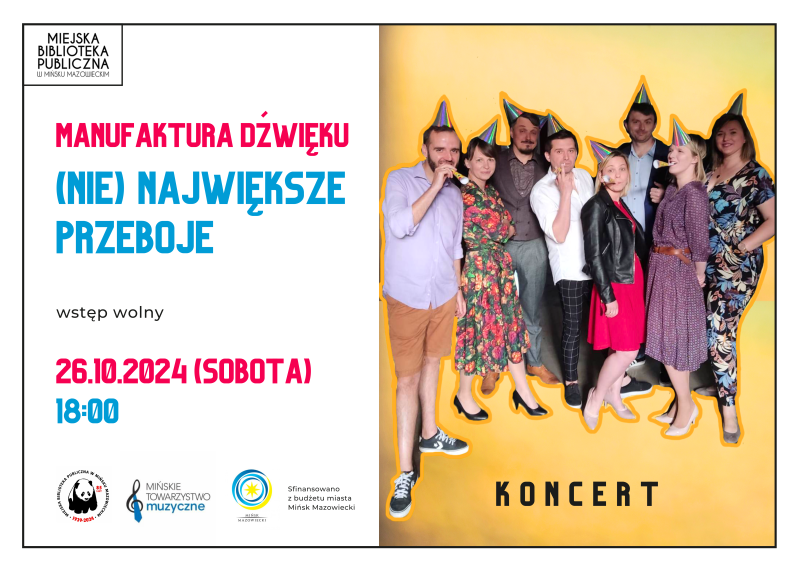 Koncert „Manufaktura Dźwięku (nie) największe przeboje”