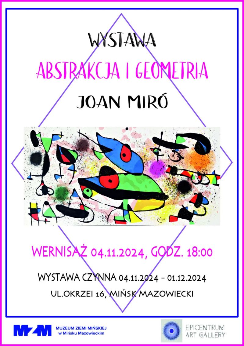 ABSTRAKCJA I GEOMETRIA – wystawa prac Joan Miró