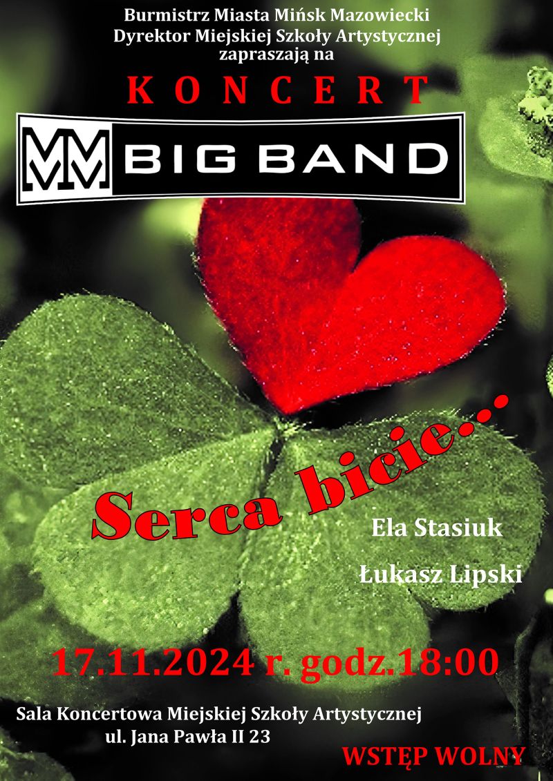 Koncert MM Big Band &bdquo;Serca bicie&hellip;&rdquo;