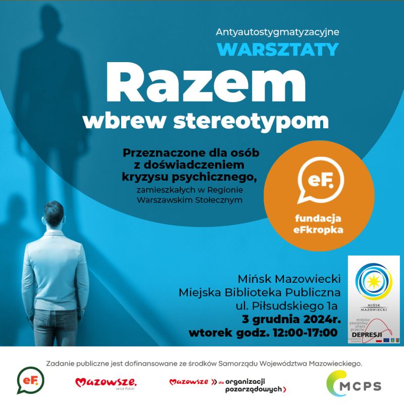 Warsztaty „Razem wbrew stereotypom” – wsparcie dla osób z doświadczeniem kryzysu psychicznego