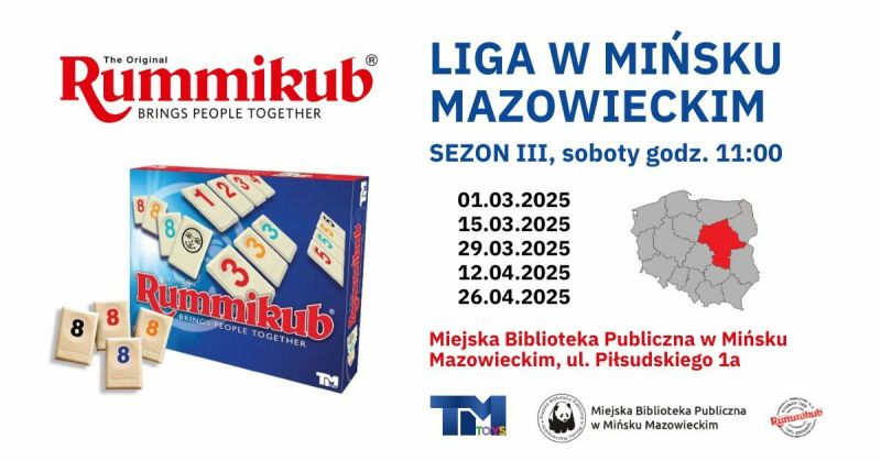 Liga Rummikub w Mińsku Mazowieckim