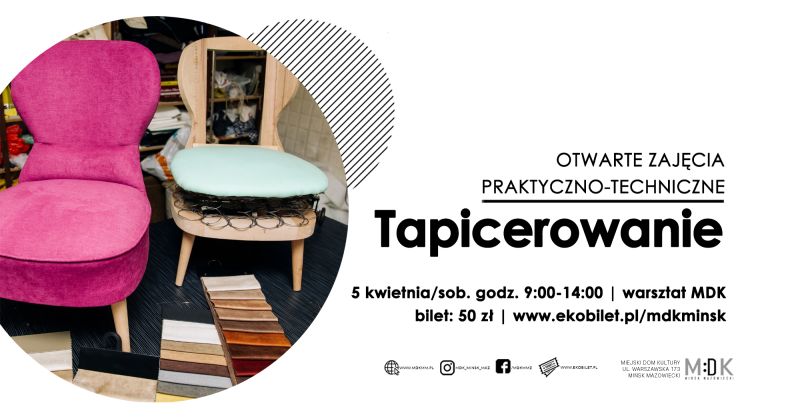 Tapicerowanie - otwarte ZPT w MDK