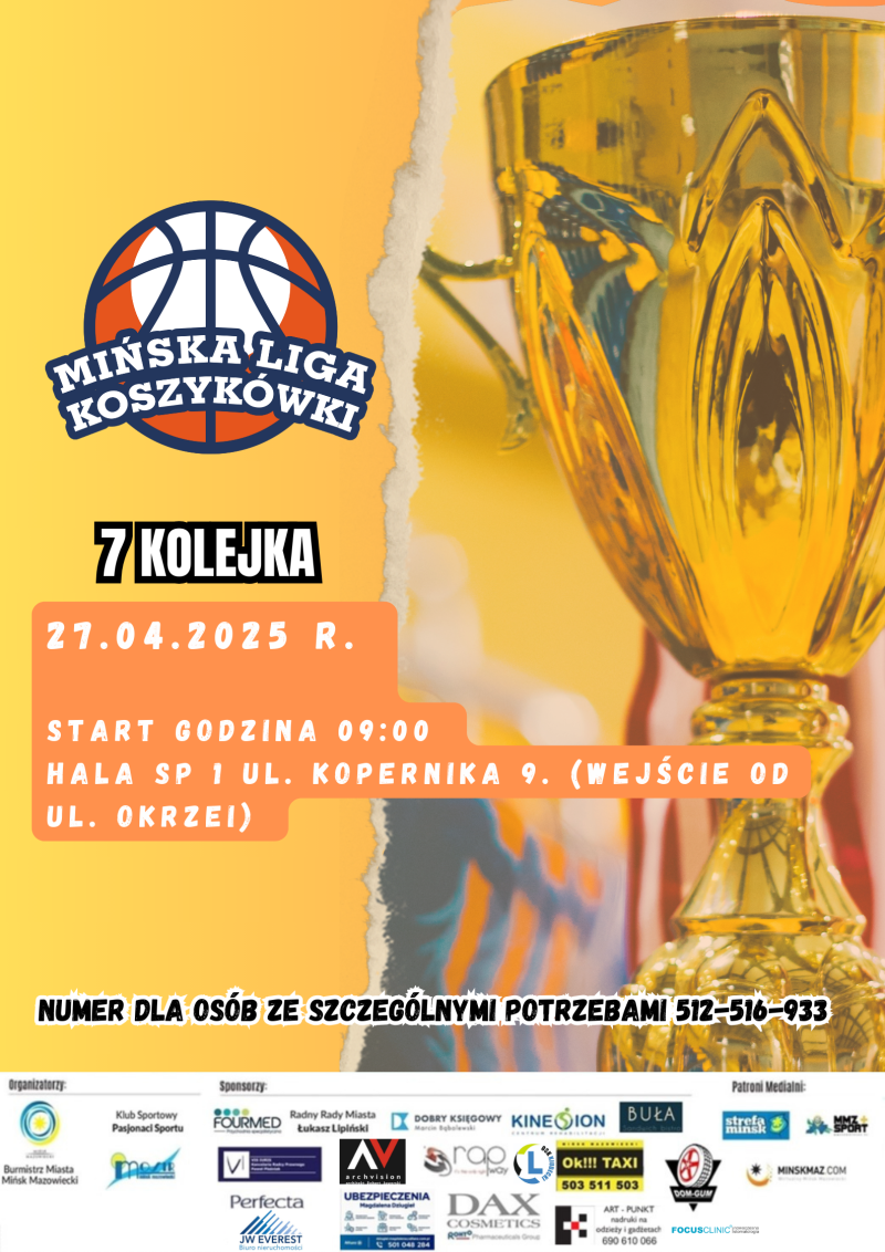 7 kolejka Mińskiej Ligi Koszykówki