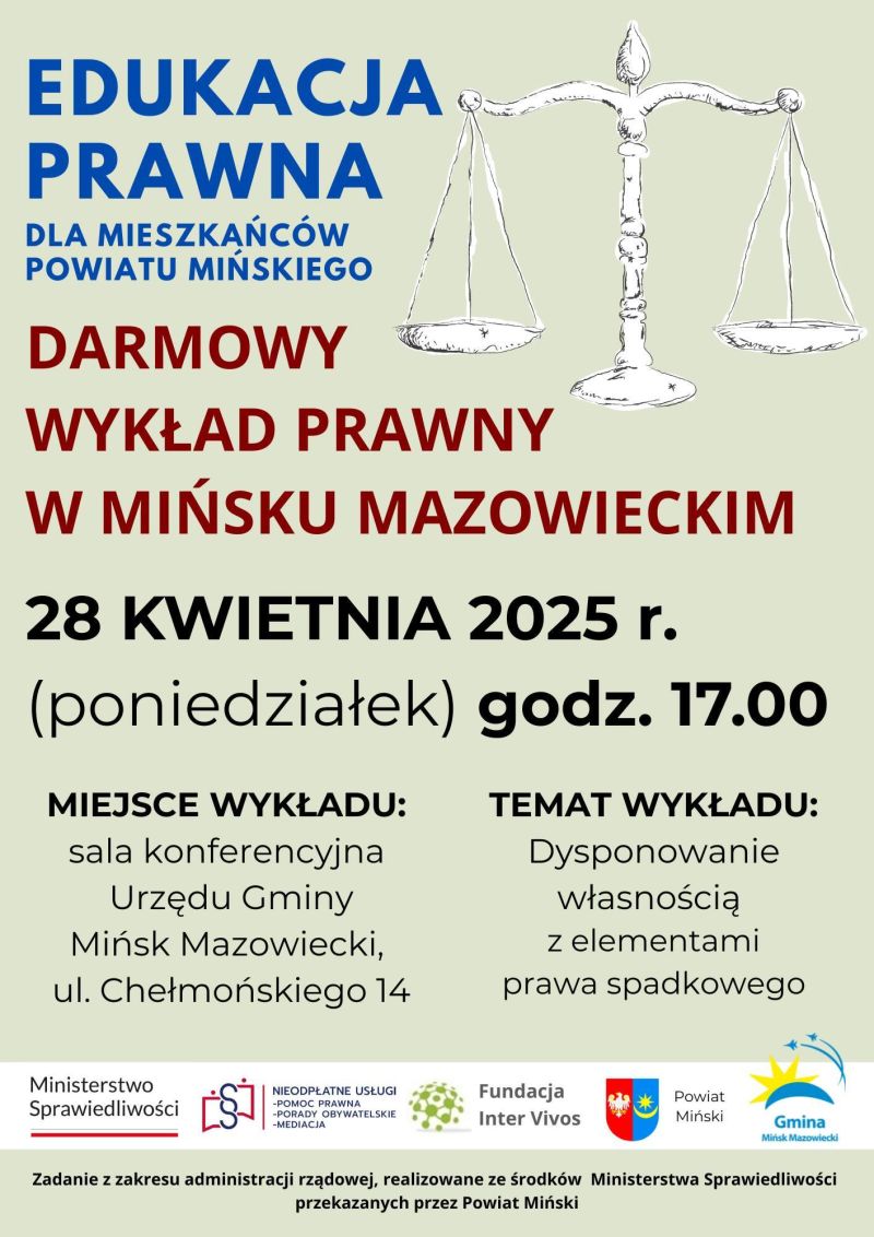 Wykład z zakresu edukacji prawnej