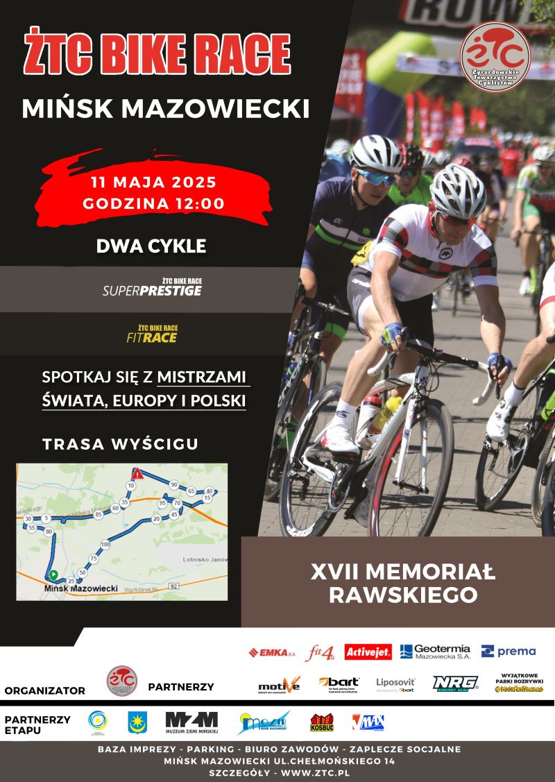 ŻTC BIKE RACE 2025 – XVII Memoriał Feliksa Rawskiego