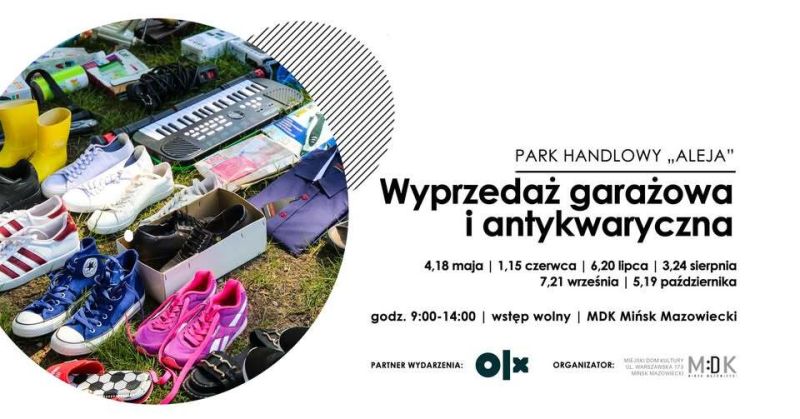 Wyprzedaż garażowa i antykwaryczna w MDK
