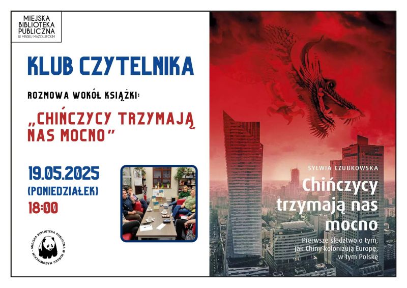 Klub Czytelnika – „Chińczycy trzymają nas mocno”