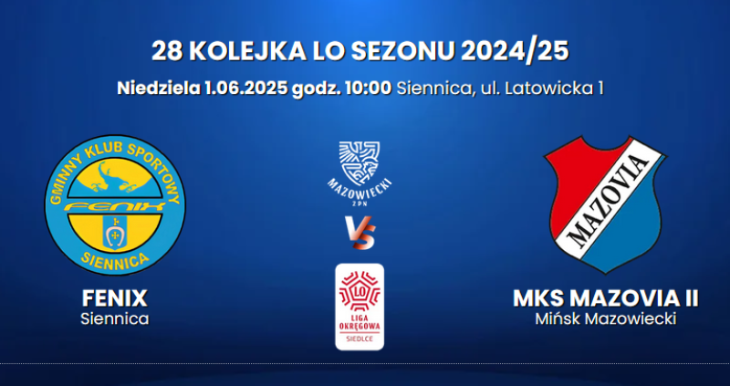 28. kolejka Ligi Okręgowej Siedlce – sezon 2024/25