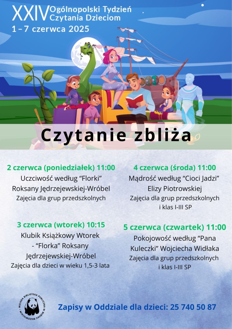 XXIV Ogólnopolski Tydzień Czytania Dzieciom