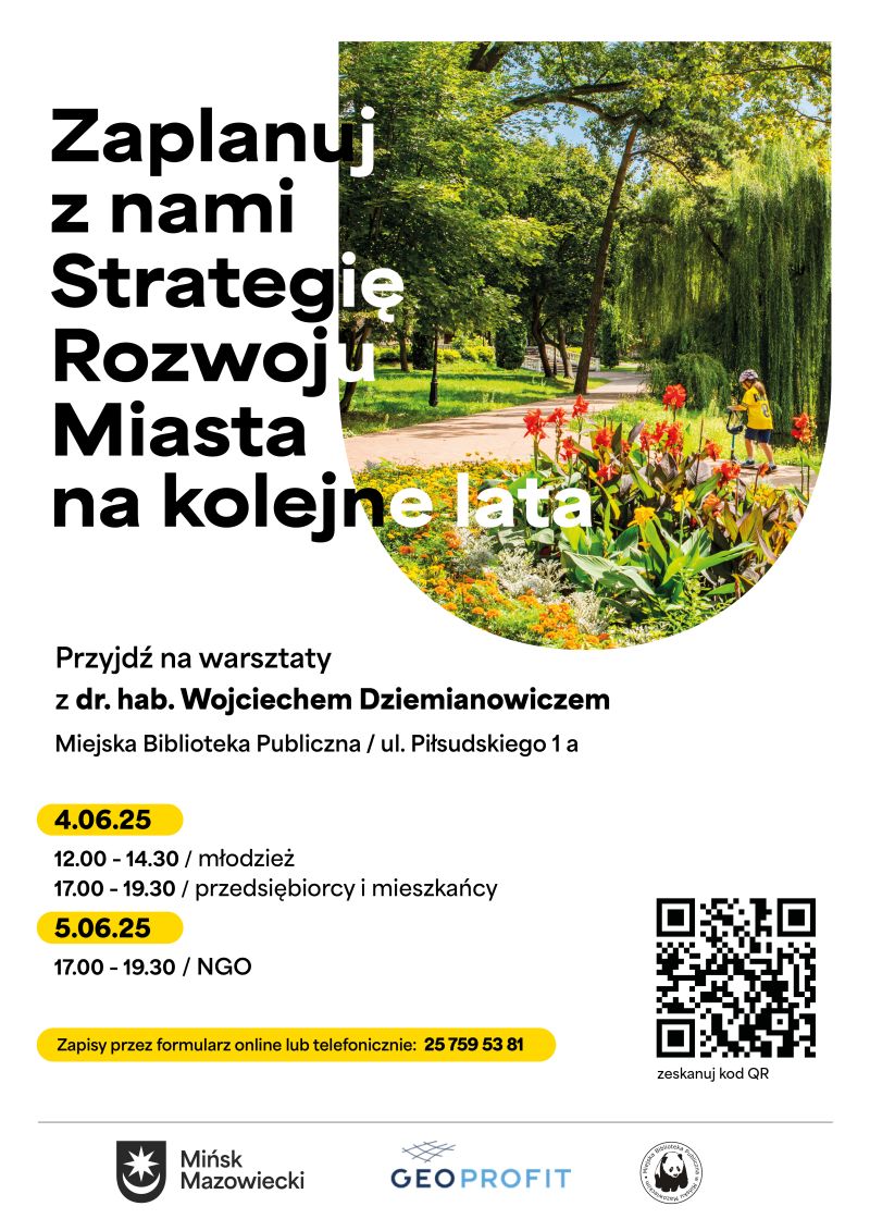 Weź udział w warsztatach i zdecyduj, w jakim kierunku rozwinie się nasze miasto
