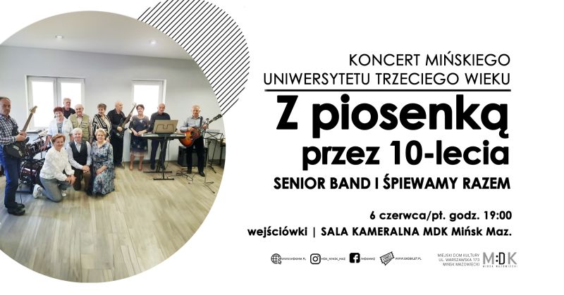 Z piosenką przez 10-lecia koncert MUTW w MDK
