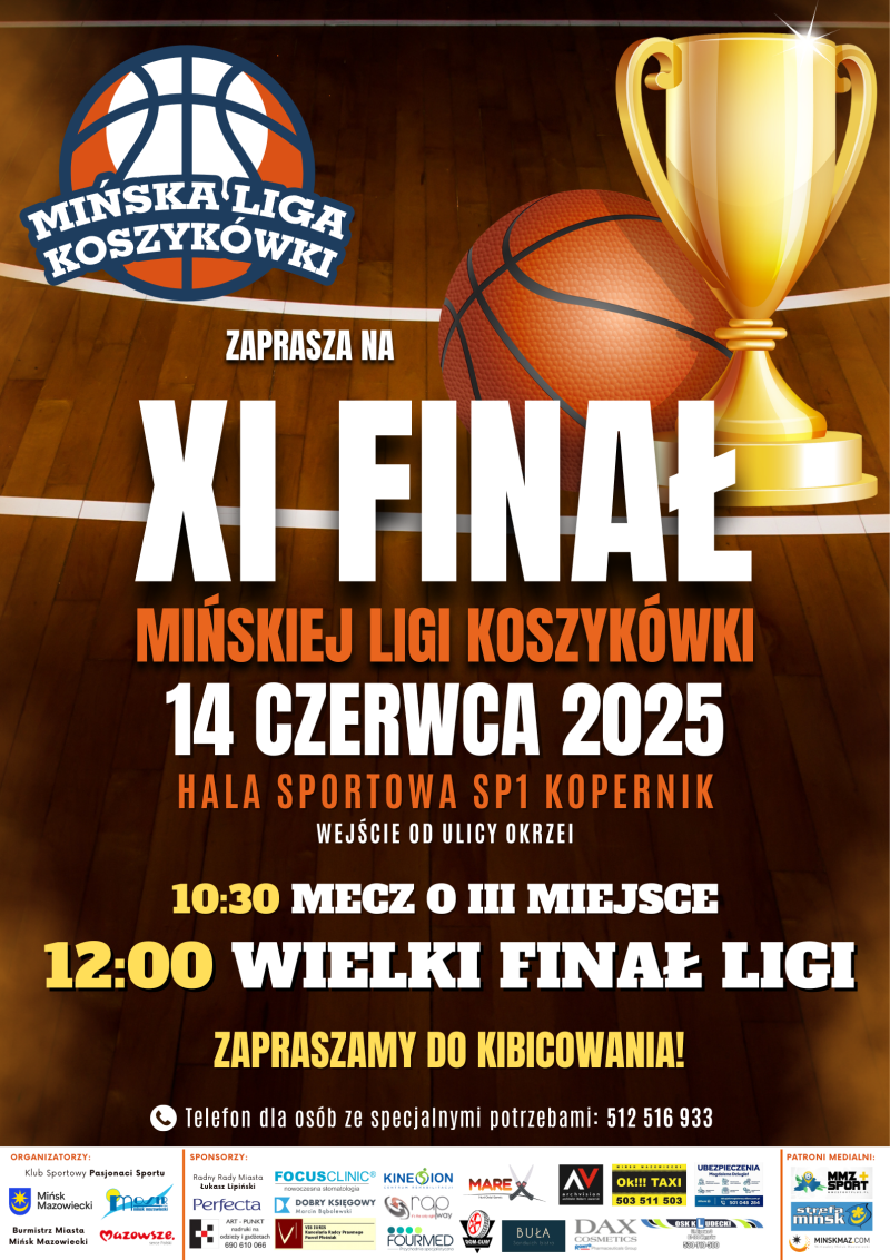 FINAŁ XI SEZONU Mińskiej Ligi Koszykówki