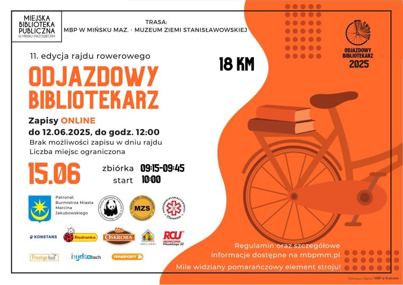 Rajd rowerowy „Odjazdowy Bibliotekarz”