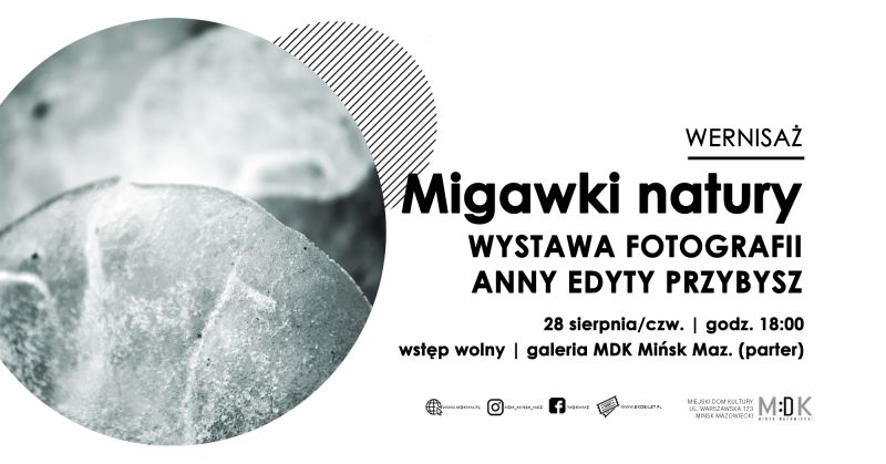 Migawki natury - wystawa fotografii w MDK