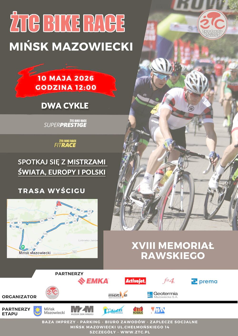 Przed nami 2. etap ŻTC BIKE RACE 2026!