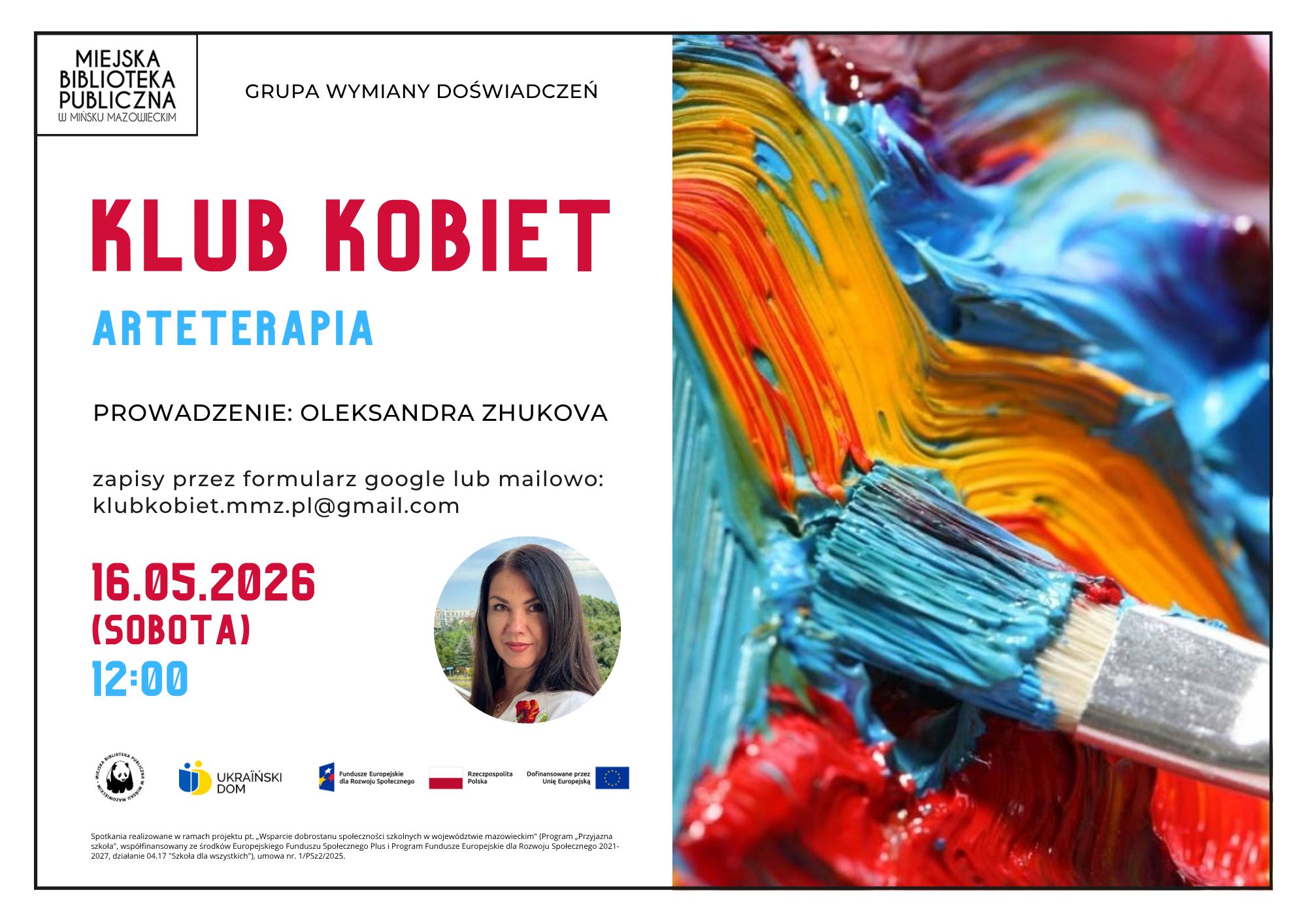 Warsztaty Arteterapii w&nbsp;Klubie Kobiet