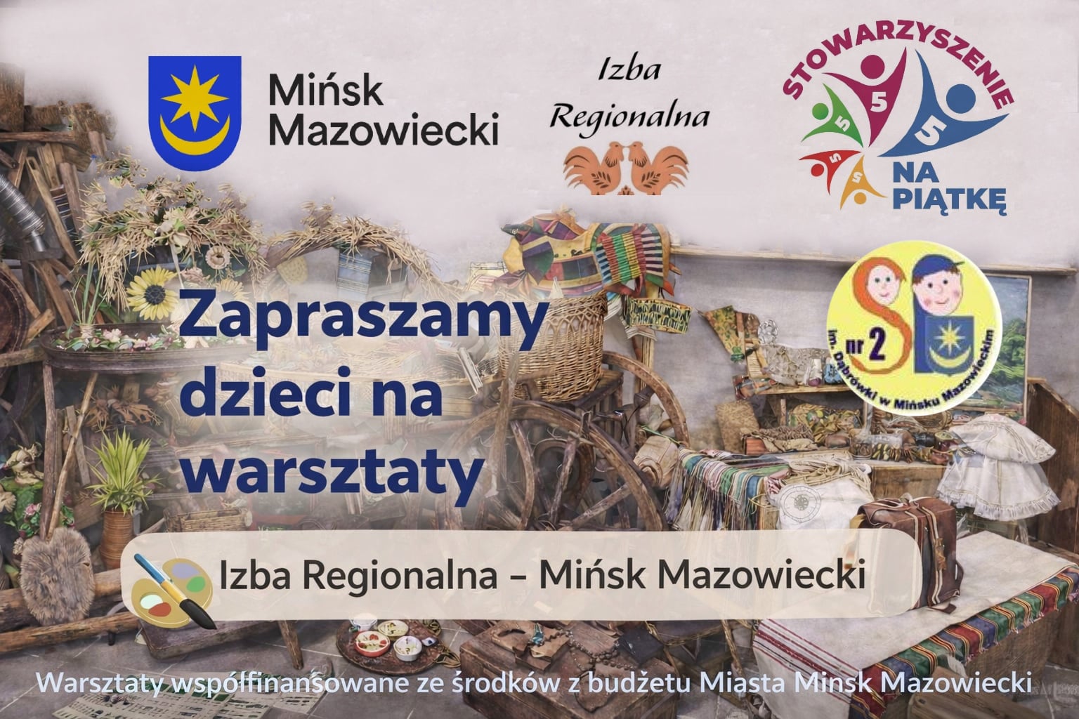 Spacer i&nbsp;warsztaty plastyczne dla dzieci