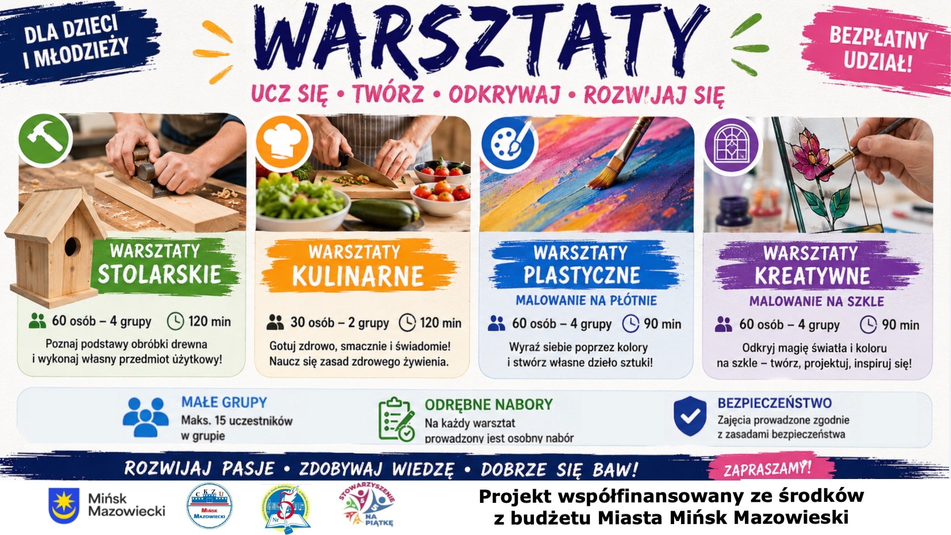 Warsztaty kulinarne &bdquo;Kreatywni Na Piątkę&rdquo;