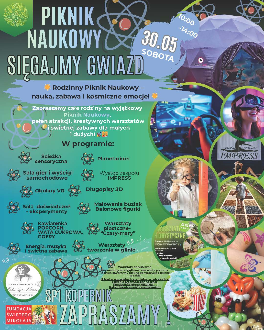 &bdquo;Sięgajmy gwiazd&rdquo; &ndash; Rodzinny Piknik Naukowy w&nbsp;SP nr&nbsp;1!