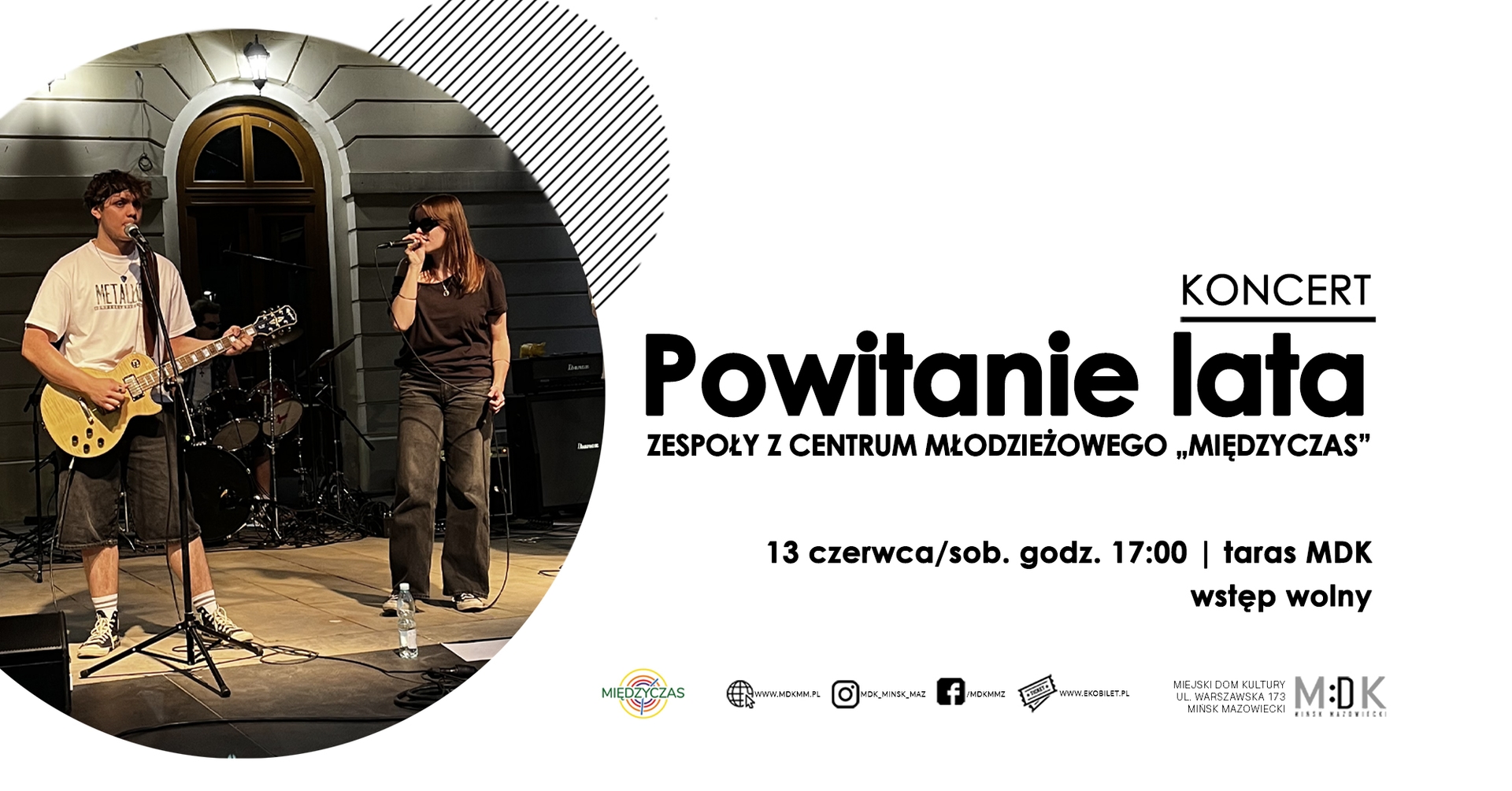 Koncert &bdquo;Powitanie lata&rdquo; na tarasie MDK