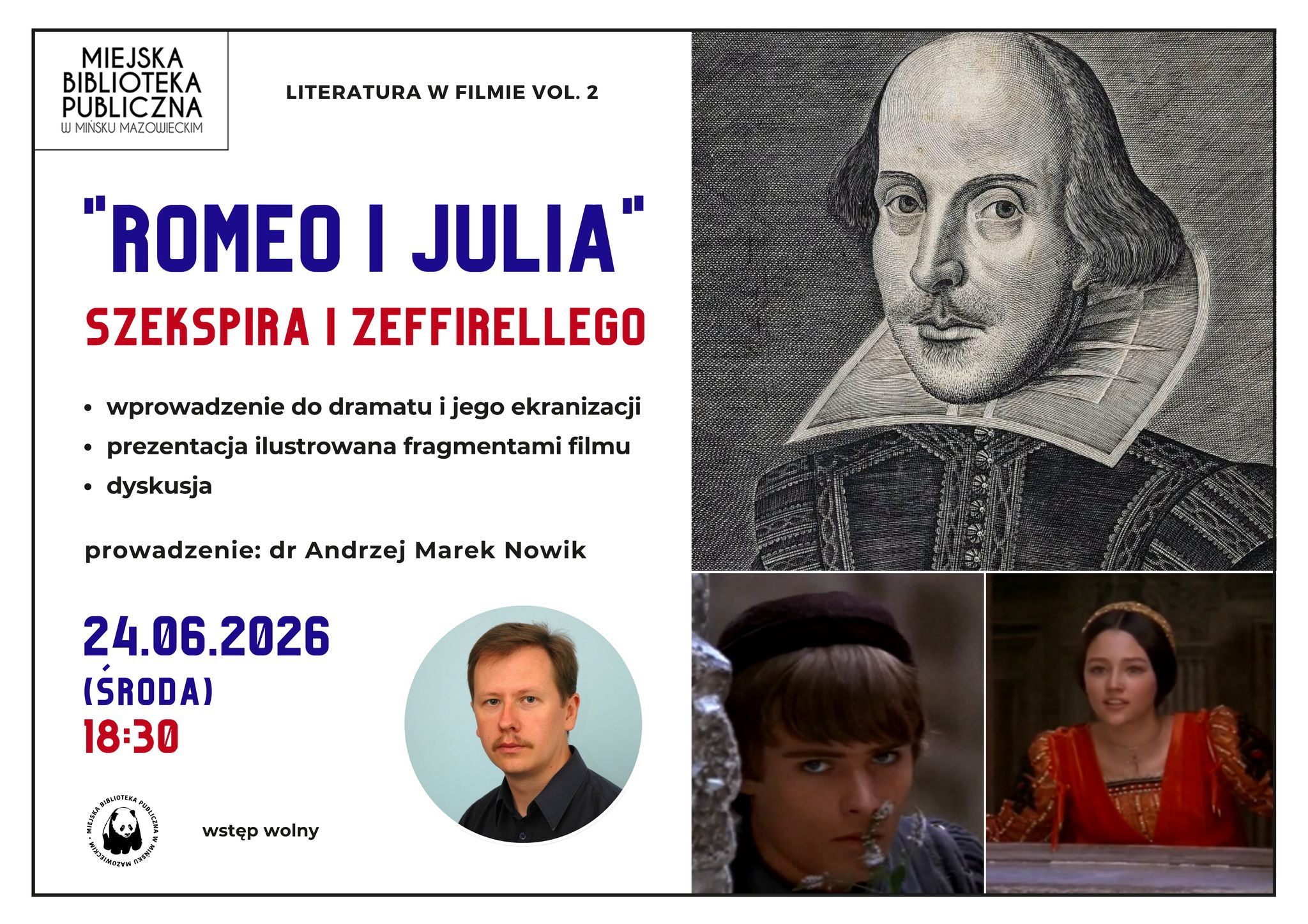 Drugie spotkanie z&nbsp;cyklu &bdquo;Literatura w&nbsp;filmie&rdquo; w&nbsp;MBP