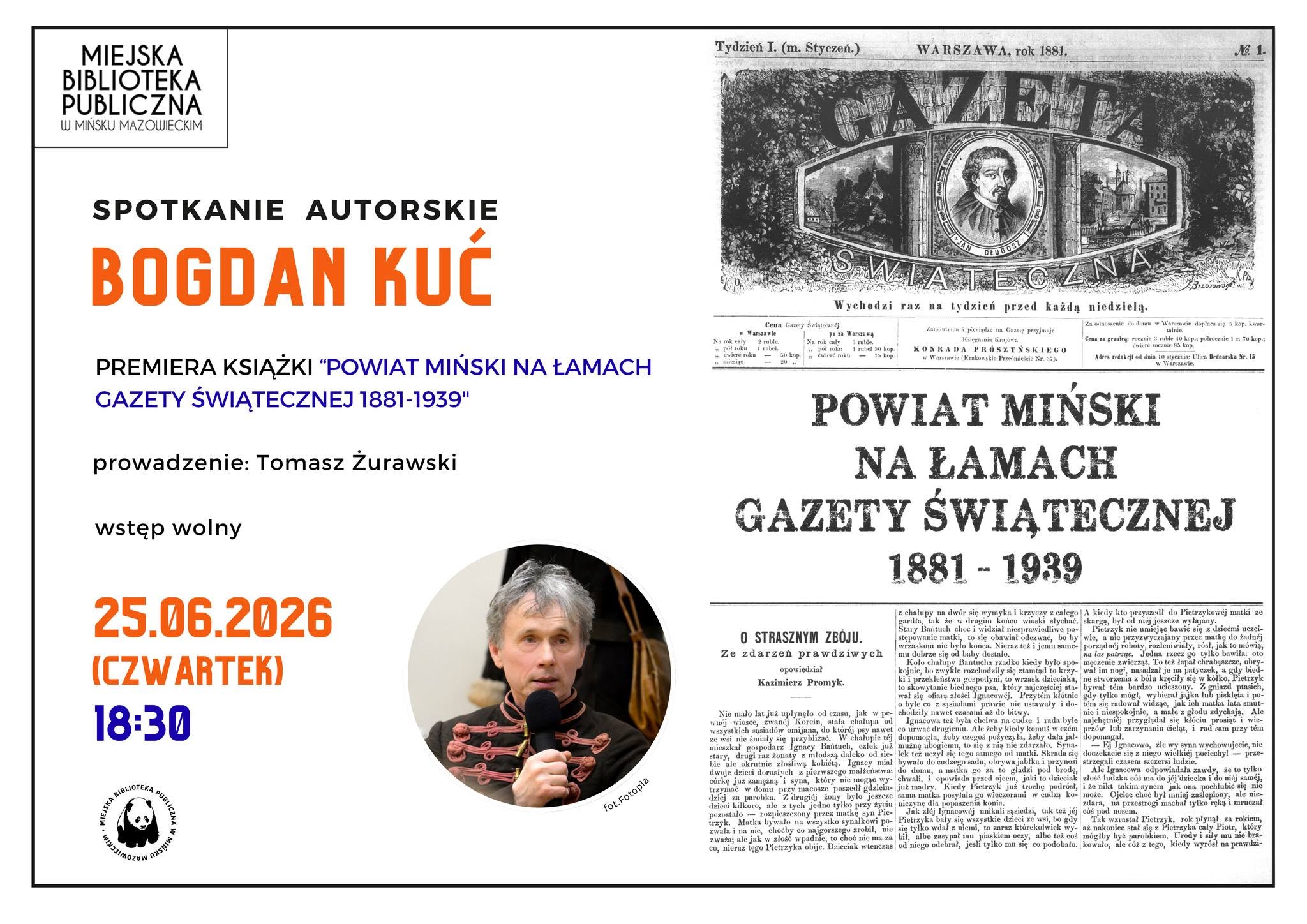 Śladami historii: Premiera książki Bogdana Kucia w&nbsp;MBP
