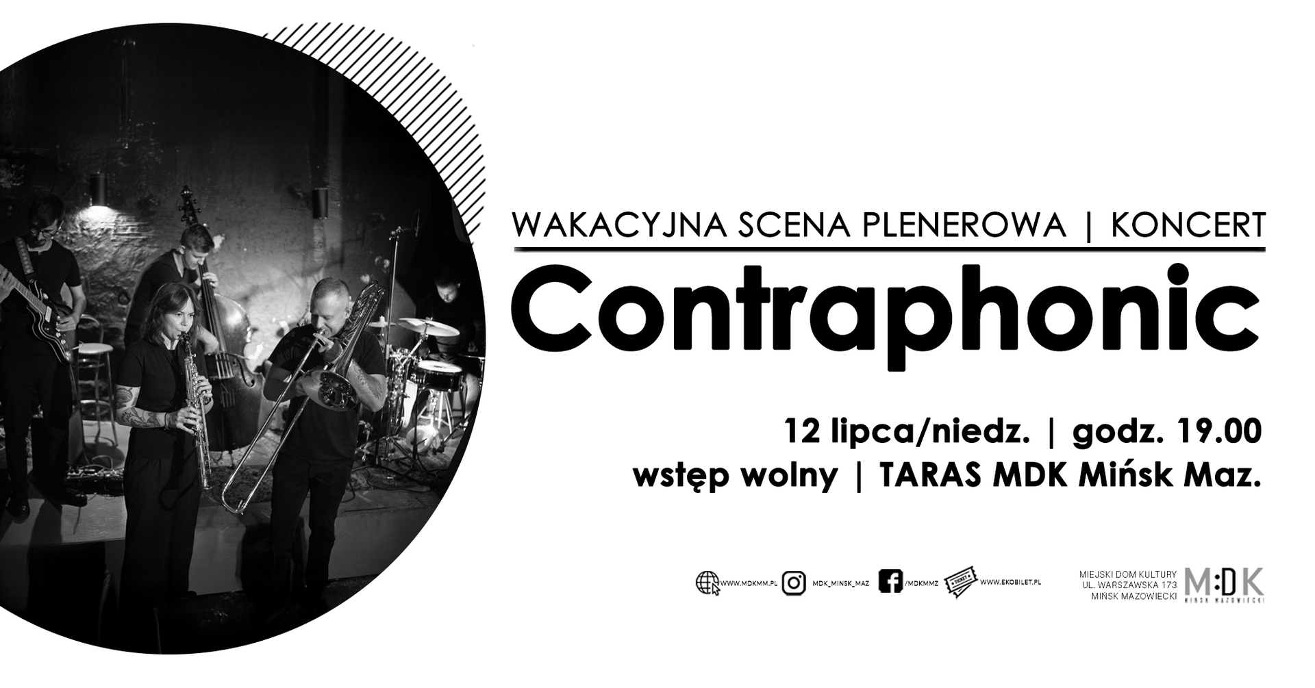 Zesp&oacute;ł Contraphonic zagra na tarasie MDK