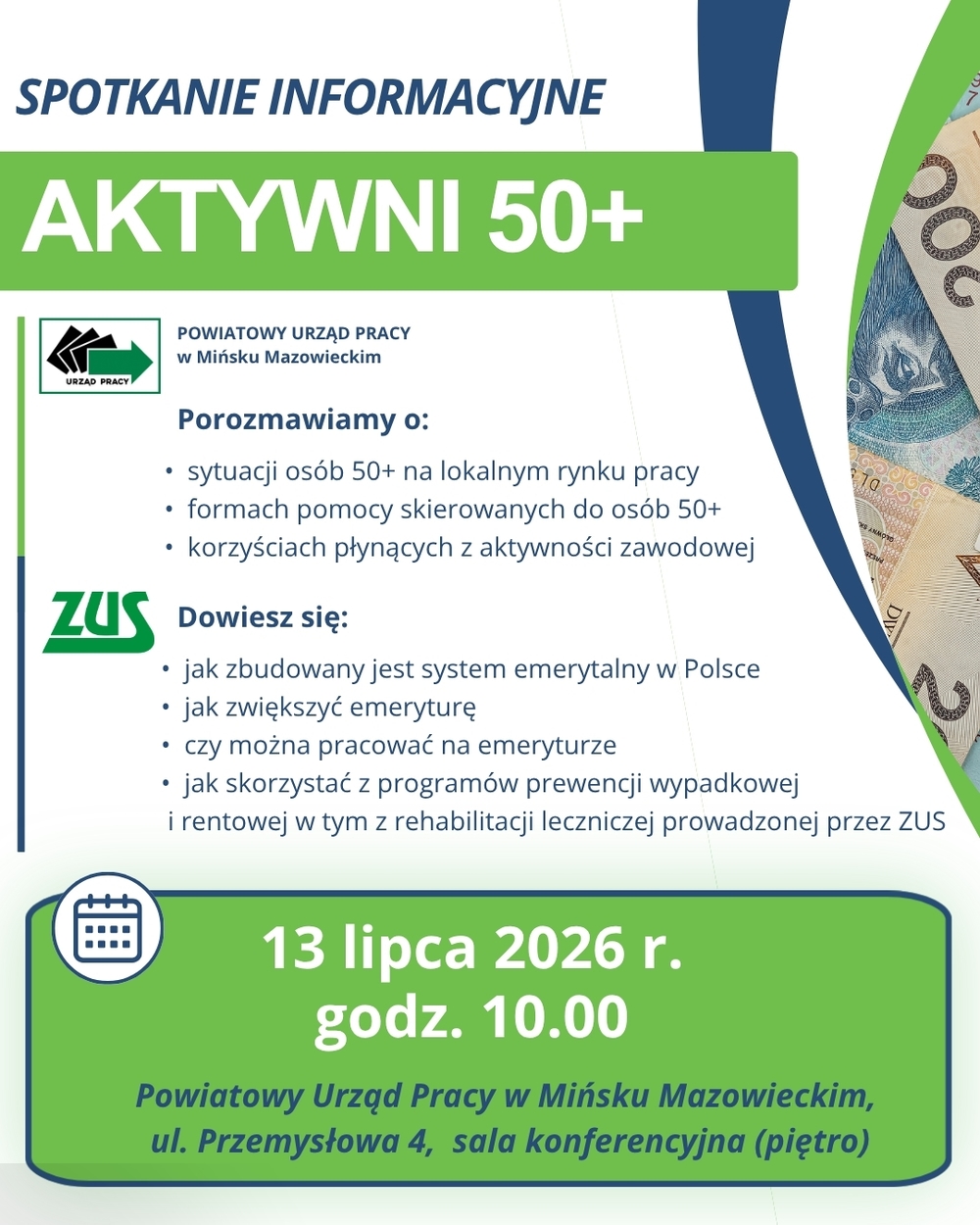 Spotkanie informacyjne inicjatywy AKTYWNI 50+