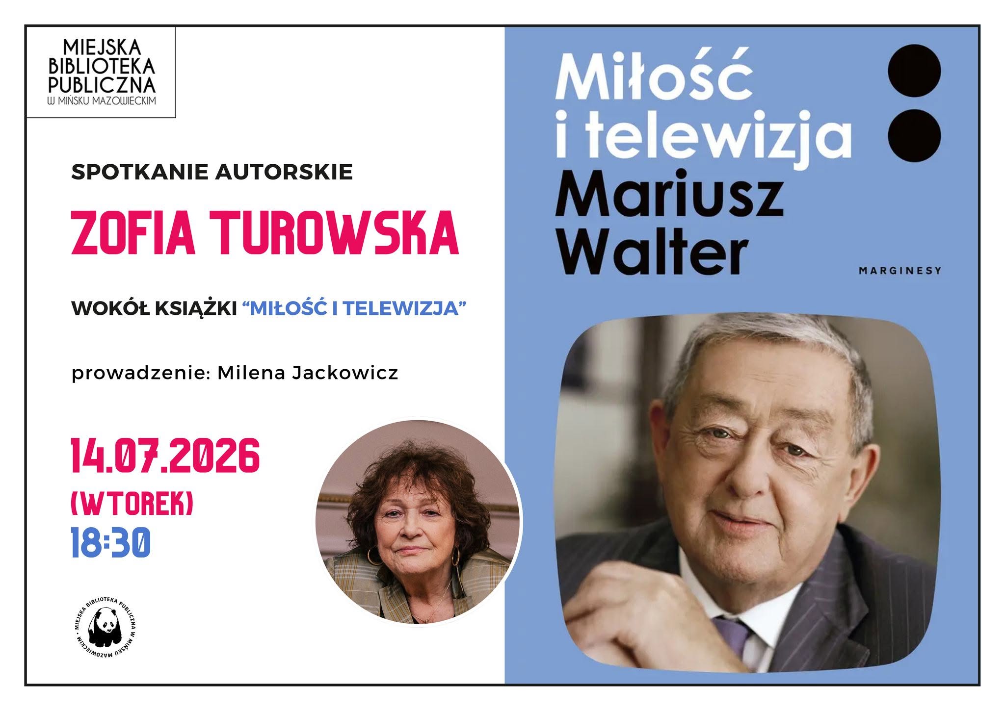 Spotkanie autorskie wok&oacute;ł książki &bdquo;Miłość i&nbsp;Telewizja&rdquo; w&nbsp;MBP