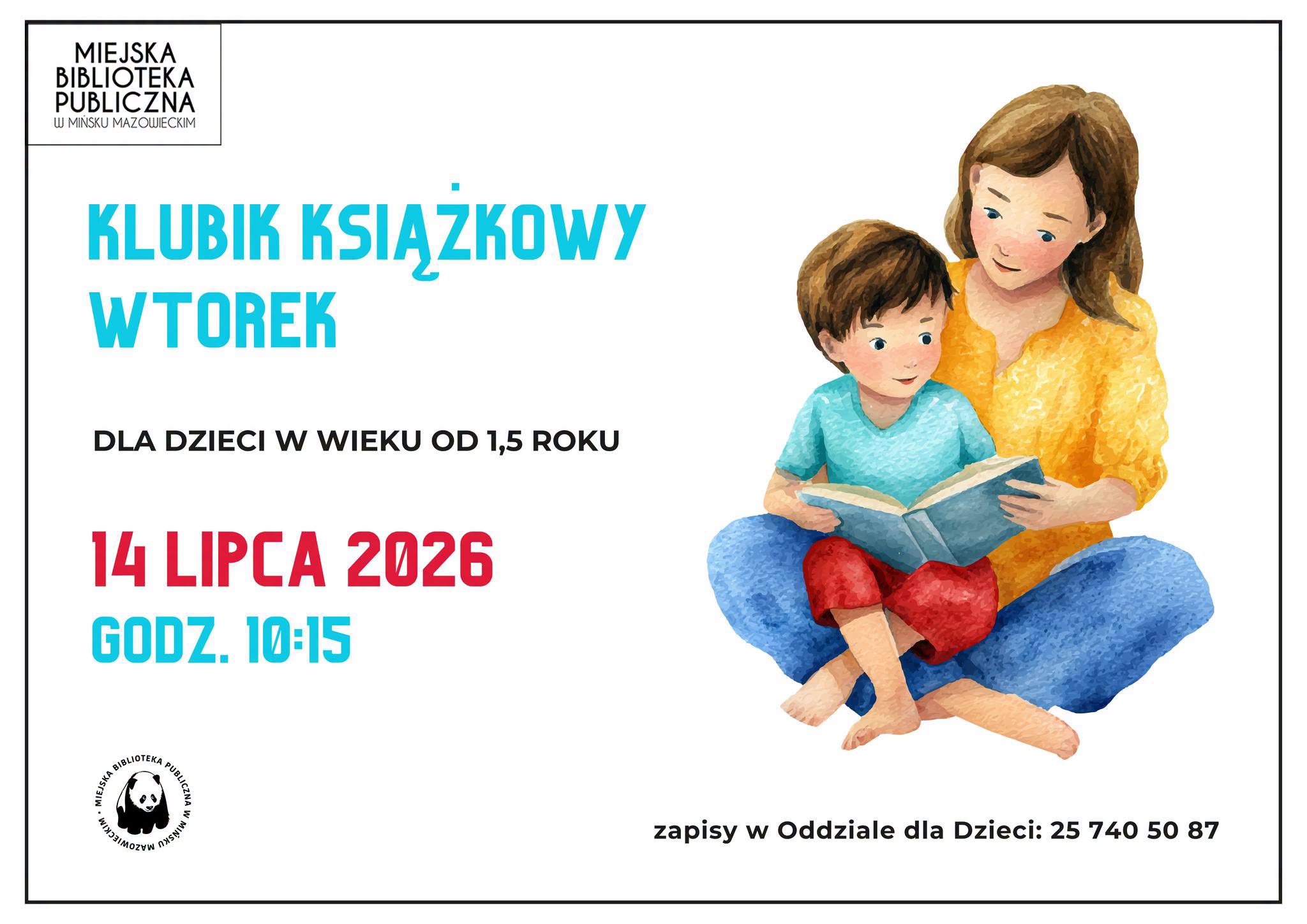 Wakacje z&nbsp;Biblioteką: Klubik Książkowy