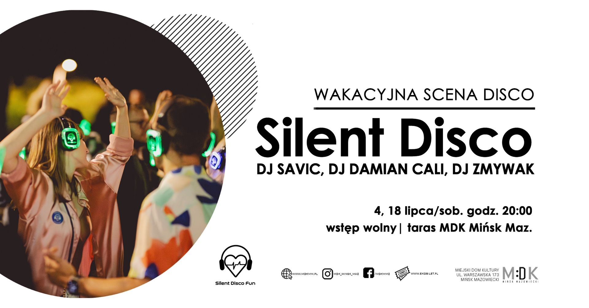 Silent Disco na tarasie MDK!