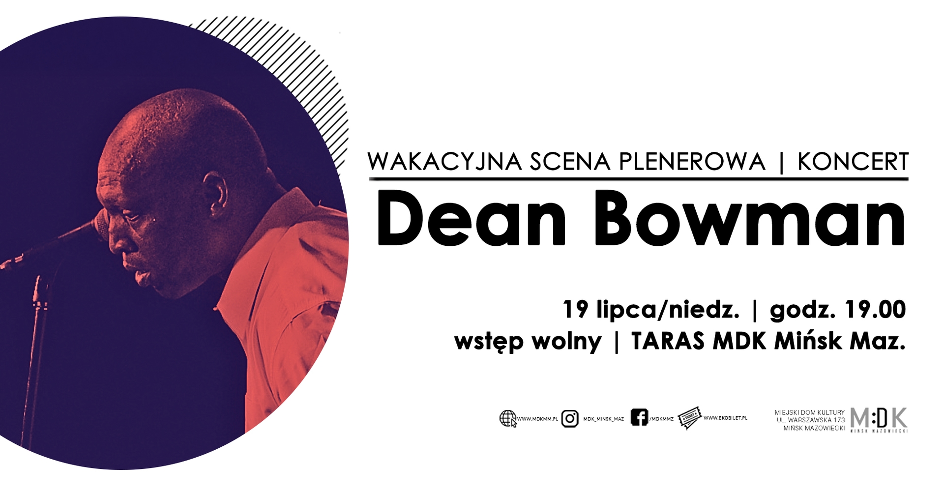 Nowojorska gwiazda jazzu Dean Bowman w&nbsp;MDK