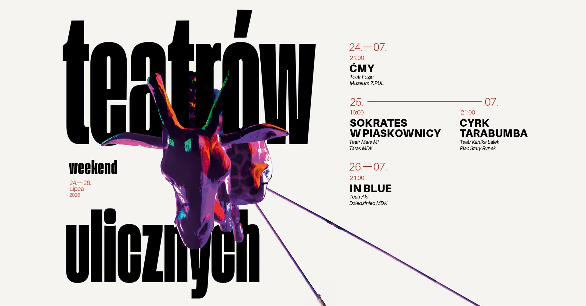 Weekend Teatr&oacute;w Ulicznych