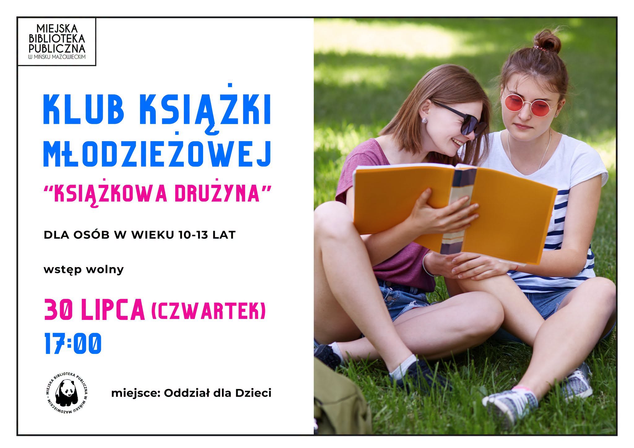 Wakacje z&nbsp;Biblioteką: Klub Książki Młodzieżowej