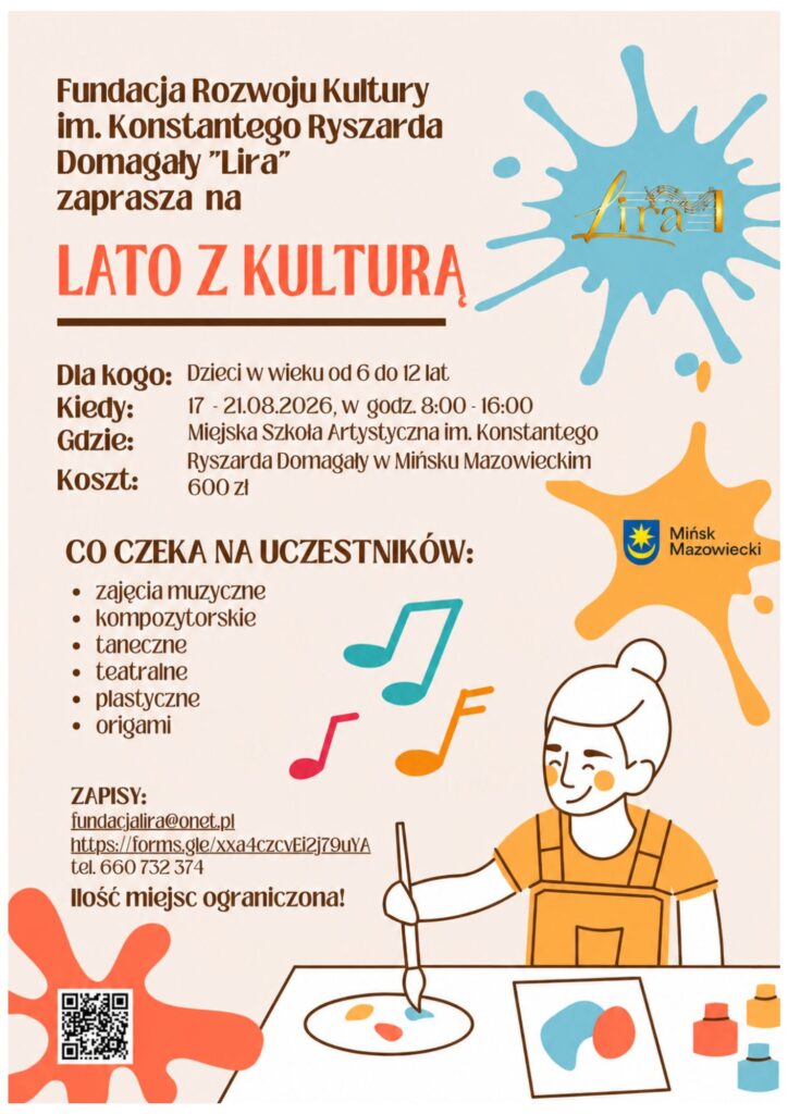 Fundacja Lira zaprasza na Lato z&nbsp;Kulturą!