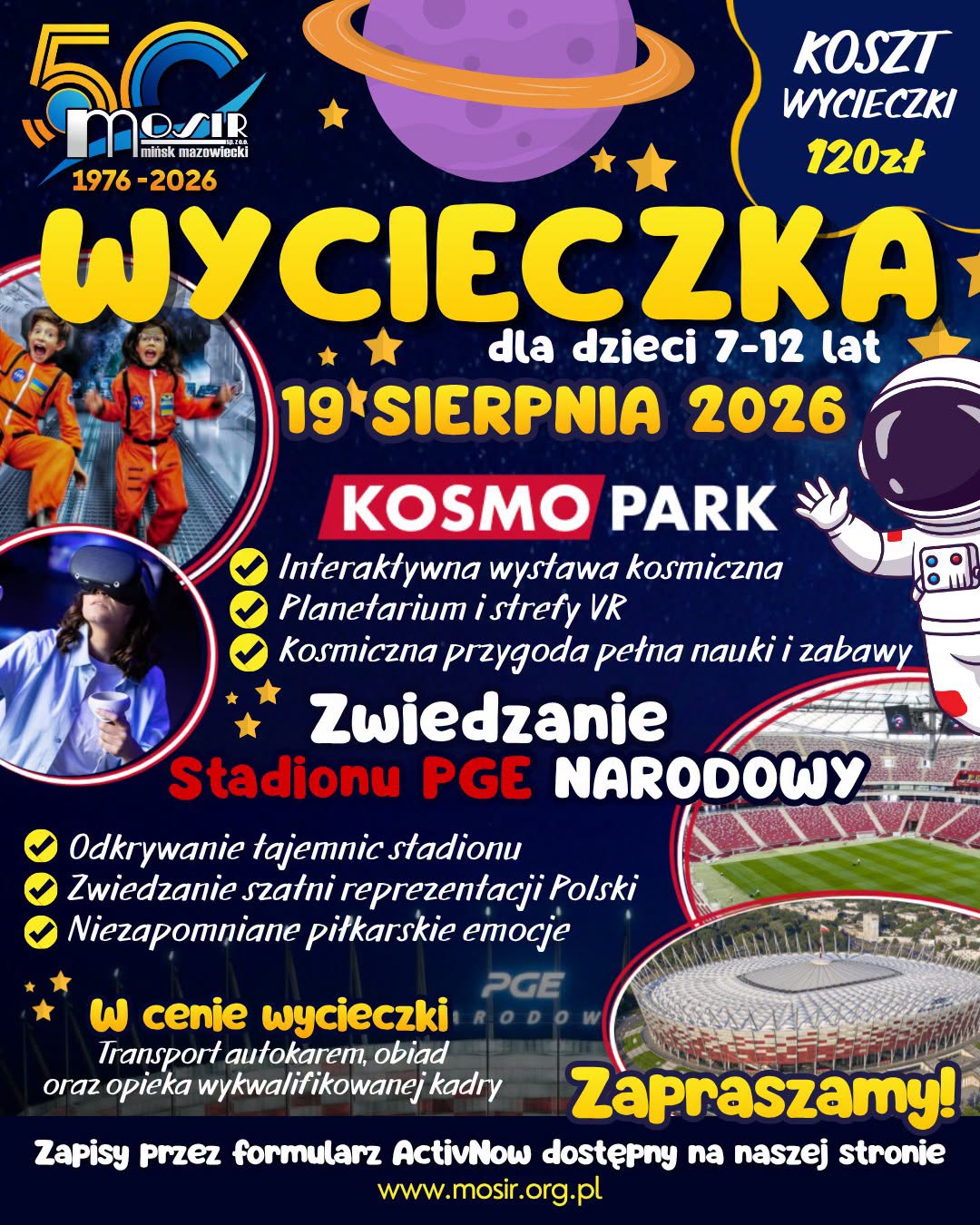 Wakacyjna wycieczka z&nbsp;MOSiR-em