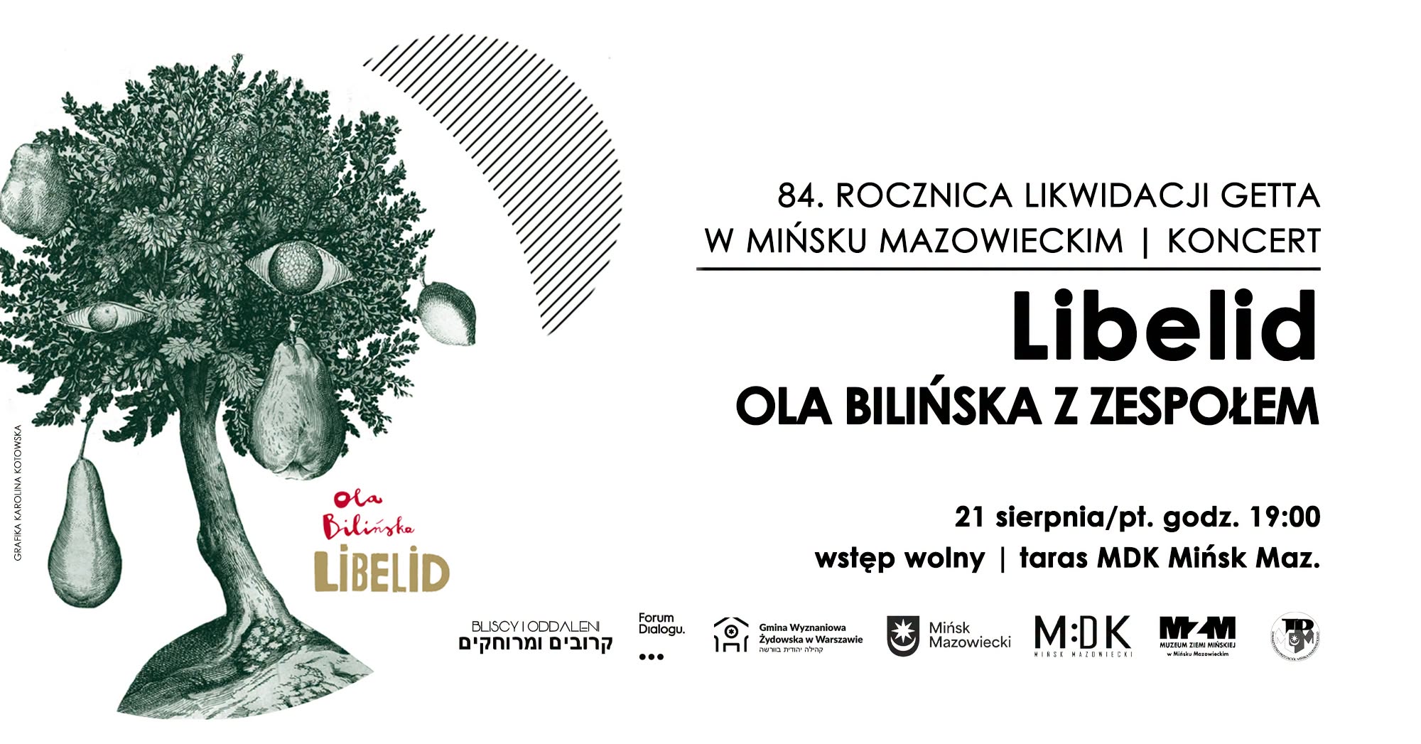 Koncert &bdquo;LIBELID&rdquo; &ndash; Ola Bilińska z&nbsp;zespołem w&nbsp;MDK