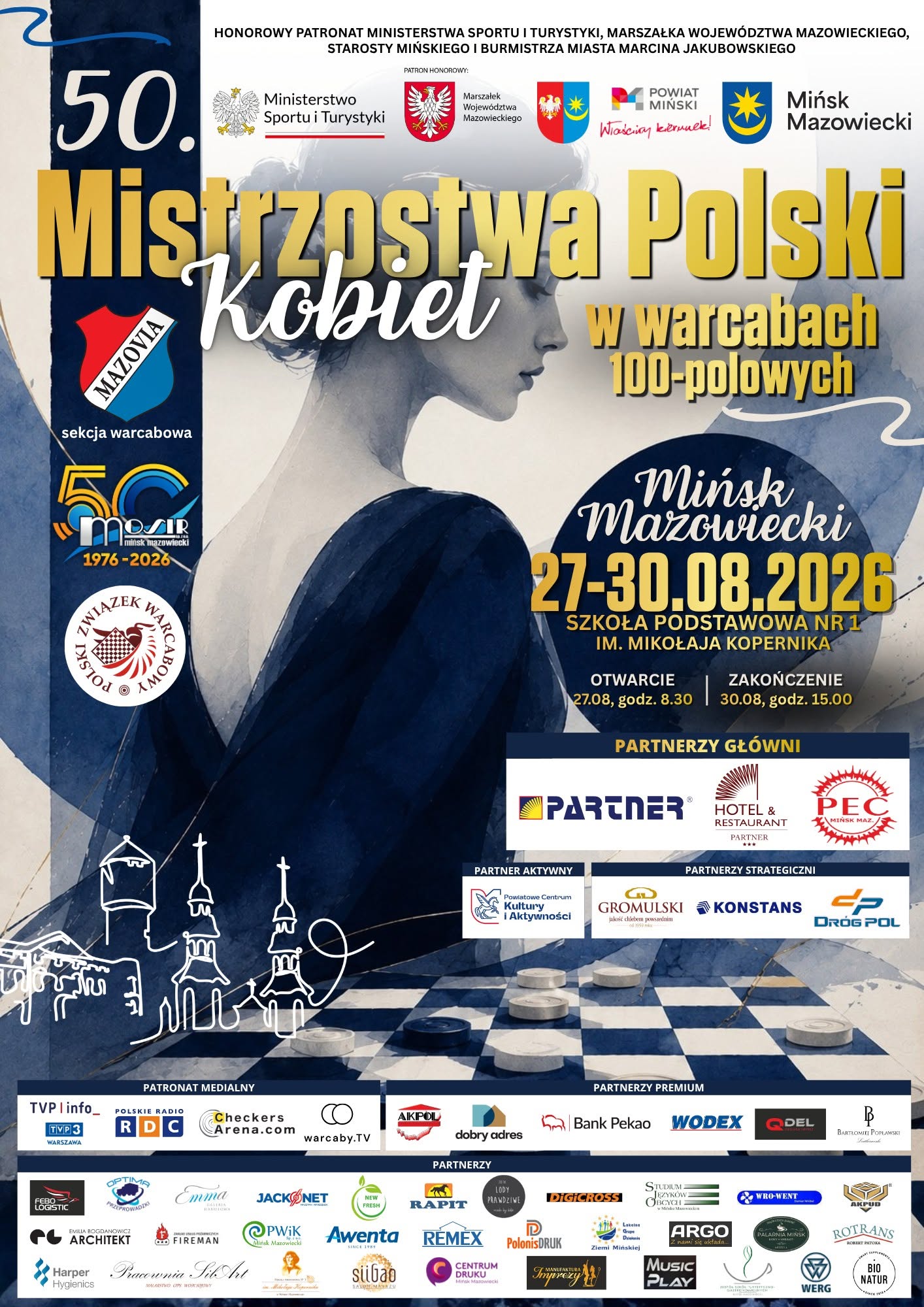 50. Mistrzostwa Polski Kobiet w&nbsp;Warcabach Stupolowych