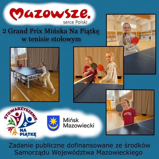2 Grand Prix Mińska na Piątkę w&nbsp;tenisie stołowym 2026!