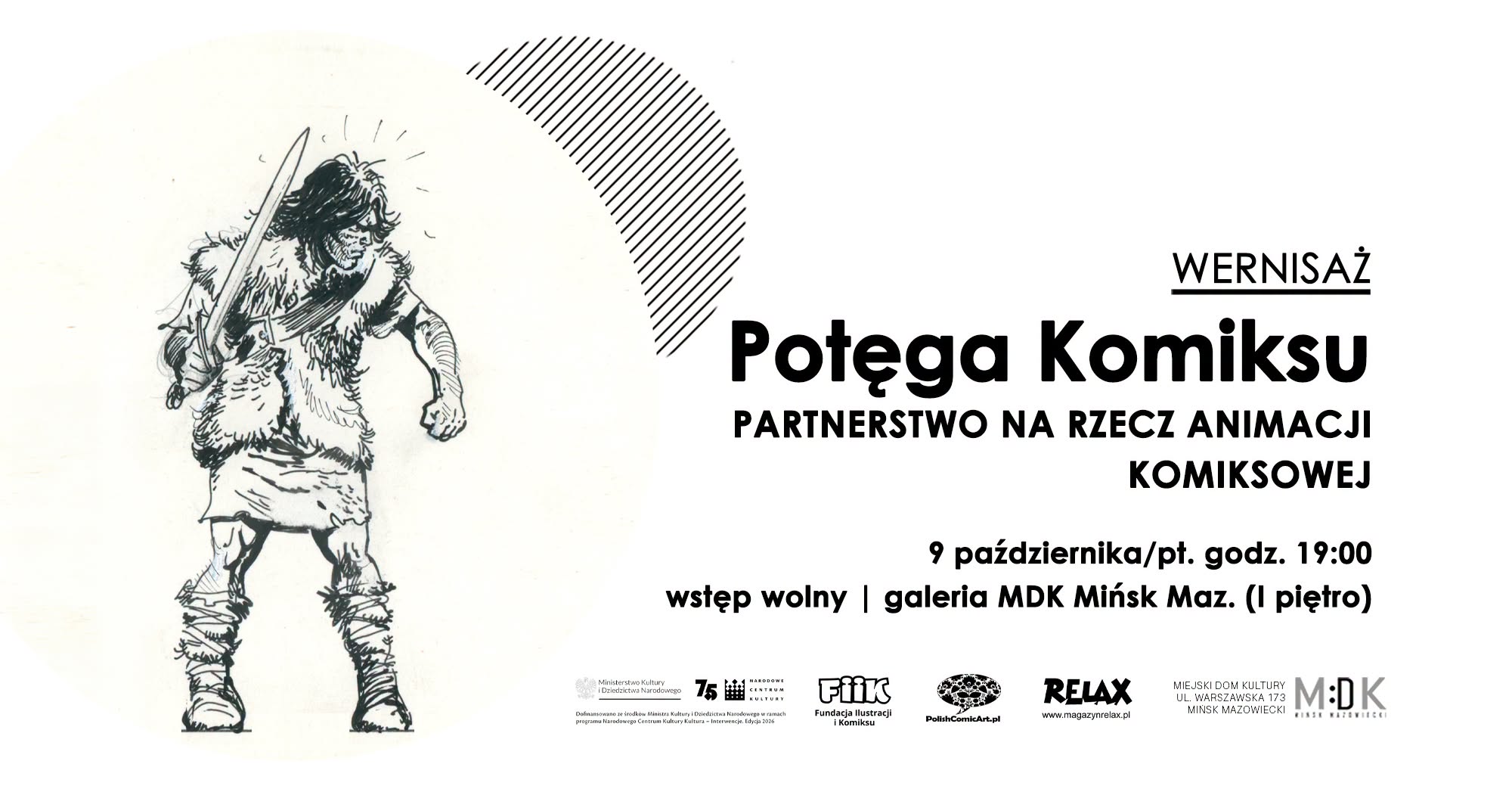 Wernisaż wystawy &bdquo;Potęga Komiksu&rdquo; w&nbsp;MDK